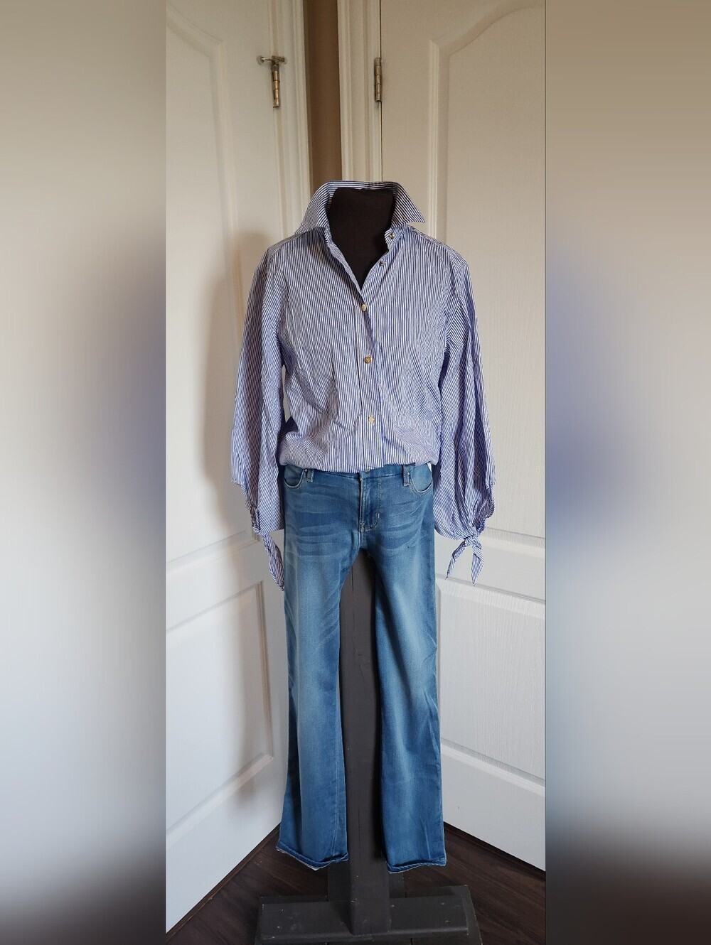 Women's Cotton LAUREN Ralph Lauren Blouse Size PM